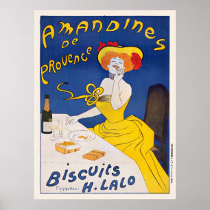 Amandines de Provence Poster vintage 1905