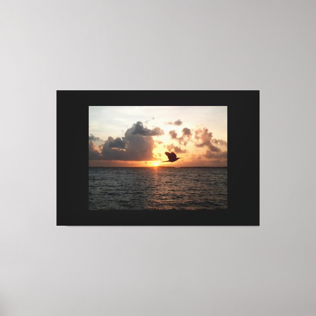 Amanecer en la bahia  leinwanddruck (Vorderseite)
