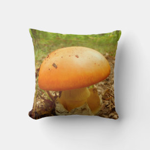 Amanita Caesarea Mushroom Throw Cushion Kissen