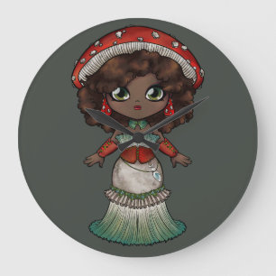 Amanita Große Wanduhr