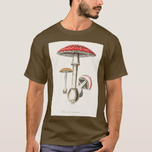 Amanita muscaria Illustration aus medizinischer Bo T-Shirt