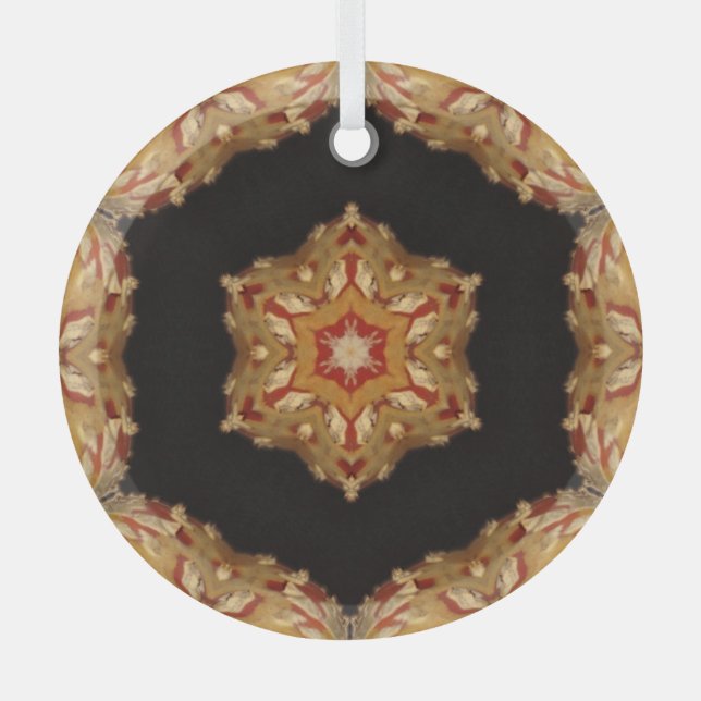 Amanita Muscaria Ornament Aus Glas (Vorderseite)
