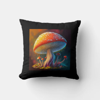 Amanita Muscaria Sèche Jeter Oreiller