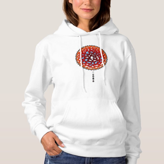 Amanita muscaria Signatur Dimonus Hoodie (Vorderseite)