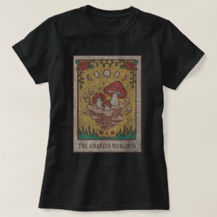 Amanita Muscaria Tarot Pilz Design T-Shirt