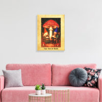 Amanita Mushroom und Gnomes