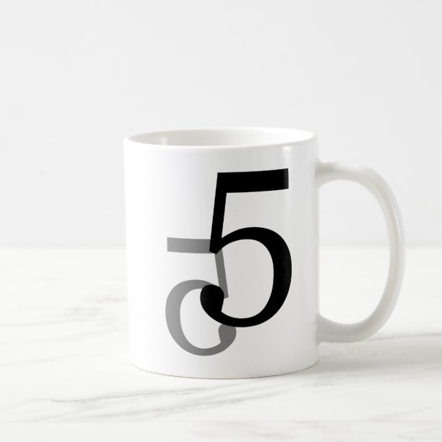 Amant de maths de tasse de graphique du numéro (Droite)