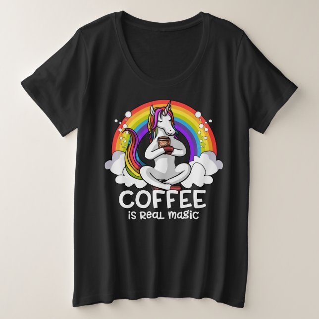 Amant potable de café magique de licorne (Design devant)