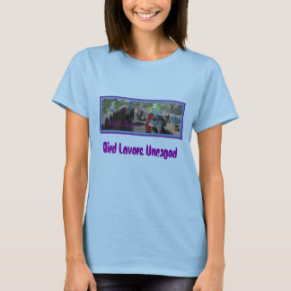 Amants asiatiques d'oiseau de T-shirt de