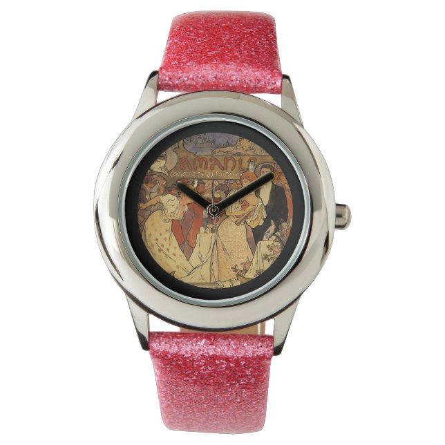 Amants Theater Party mit Champagner Armbanduhr (Vorderseite)