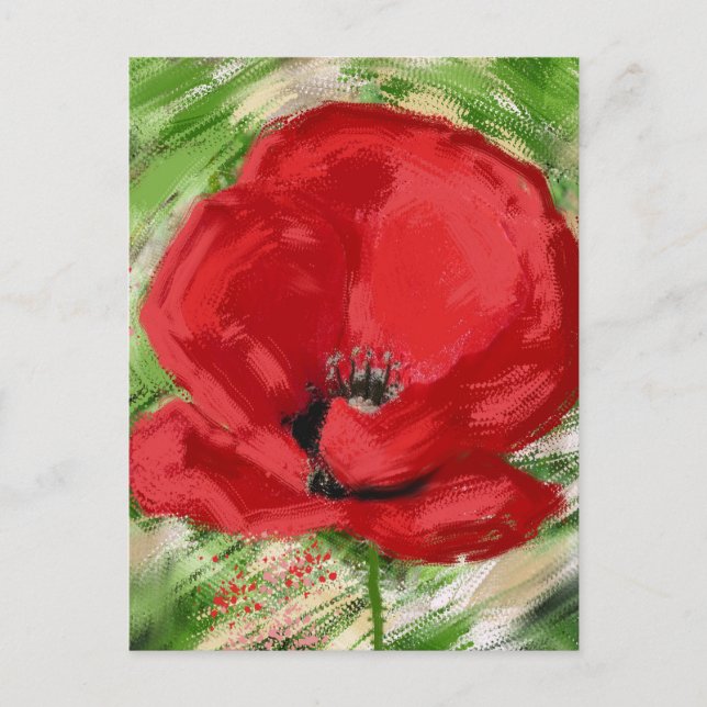 Amapola Postkarte (Vorderseite)