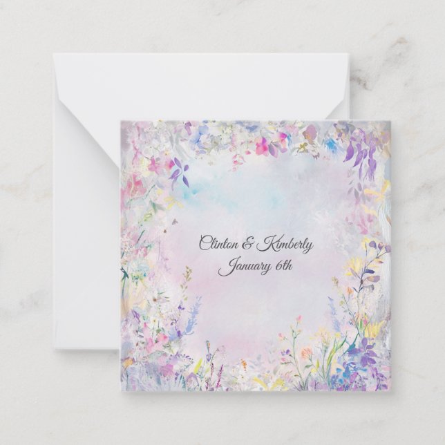 Amara Customizable Note Card Mitteilungskarte (Vorderseite)