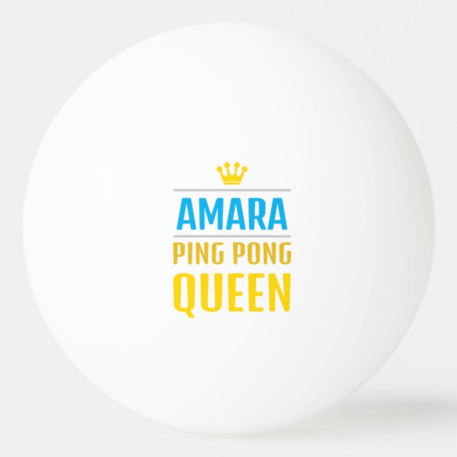 Amara Tischtennisball (Vorderseite)