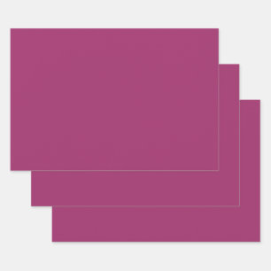 Amarant (M&P) (einfarbig) Geschenkpapier Set