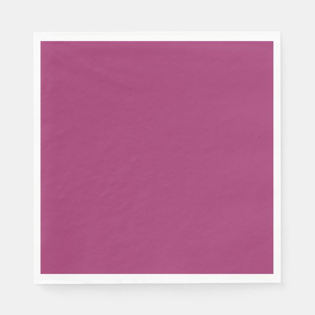 Amarant (M&P) (Vollfarbe) Serviette (Vorderseite)
