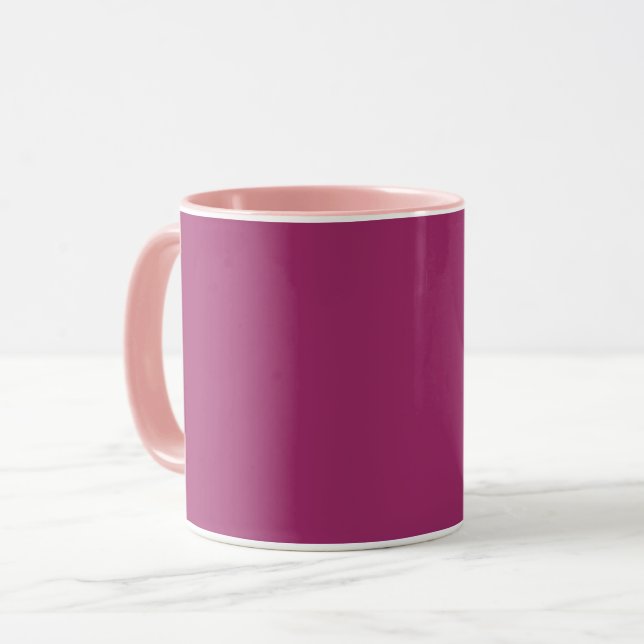 Amarant (M&P) (Vollfarbe) Tasse (Vorderseite Links)