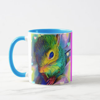 Amarante entourée par la tasse d'amour