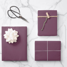 Amaranth Frühling- und Sommer-Trendfarbe Geschenkpapier Set