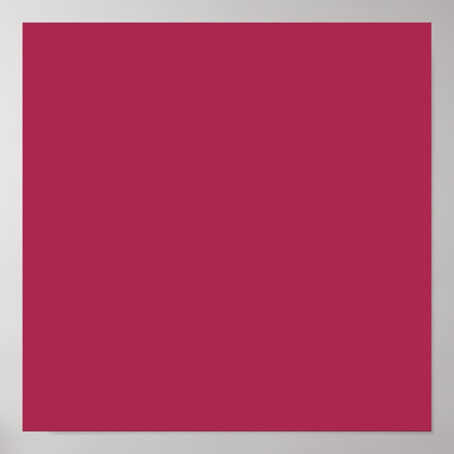 Amaranth Lila (Vollfarbe) Poster (Vorne)