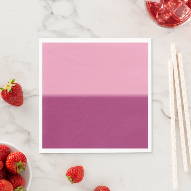 Amaranth Pink und Amaranth Lila Serviette (Beispiel)