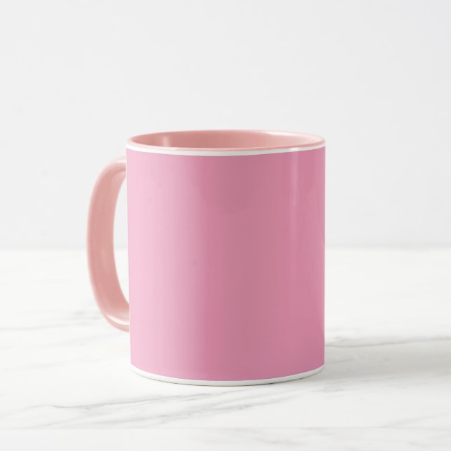 Amaranth Pink (Vollfarbe) Tasse (Vorderseite Links)
