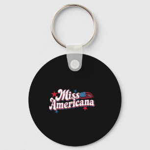 Amare Box America 4. Juli Miss Americana Retro Schlüsselanhänger