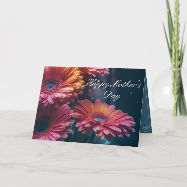 Amarii's Heart - Deep Message Mother's Day Card Dankeskarte (Vorderseite)