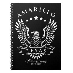 Amarillo Potter County Texas Vintage Adler Notizblock