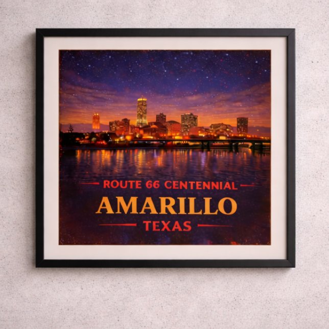 Amarillo Texas Centennial Poster (Von Creator hochgeladen)