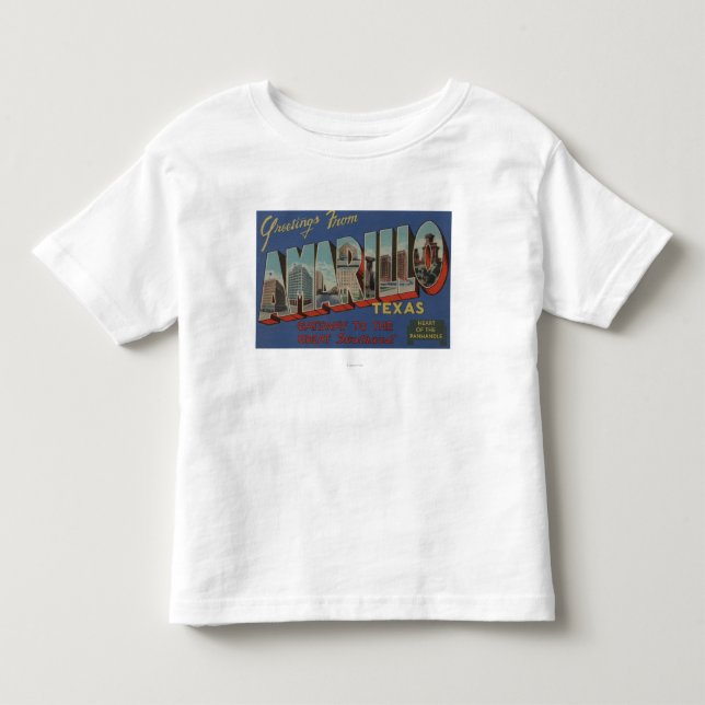 Amarillo, Texas (Herz des Pan-Handle) Kleinkind T-shirt (Vorderseite)