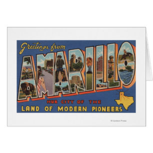 Amarillo, Texas - Scènes de grandes lettres