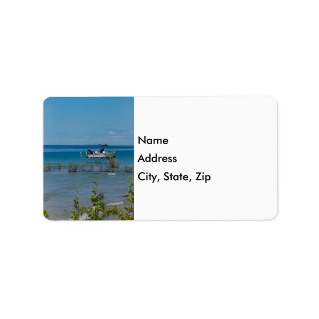 Amarré Chez Mackinac Étiquettes de adresse (Devant)