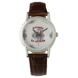 Amarte es un Arte Armbanduhr