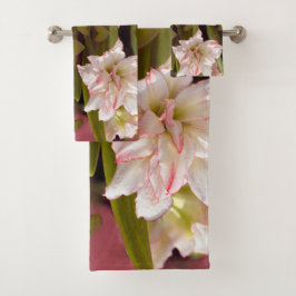 Amaryllis blanc ou Hippeastrum à double fleur