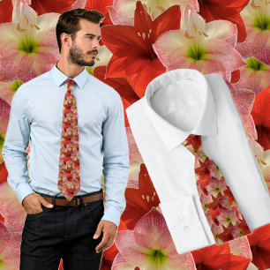 Amaryllis Blume Neck Tie Krawatte