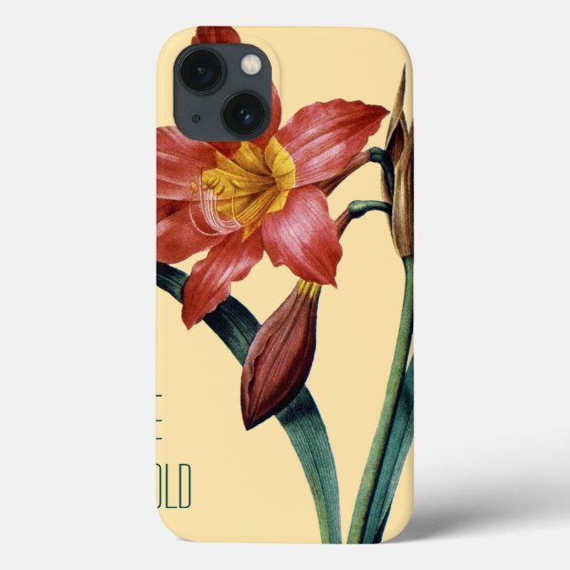 Amaryllis Case-Mate iPhone Hülle (Rückseite)