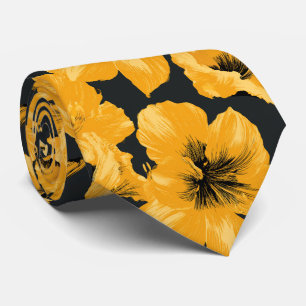 Amaryllis Floral Herren Retro-Hochzeit Krawatte