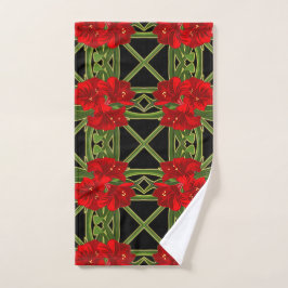 Amaryllis Garden Weihnachten Handtuch
