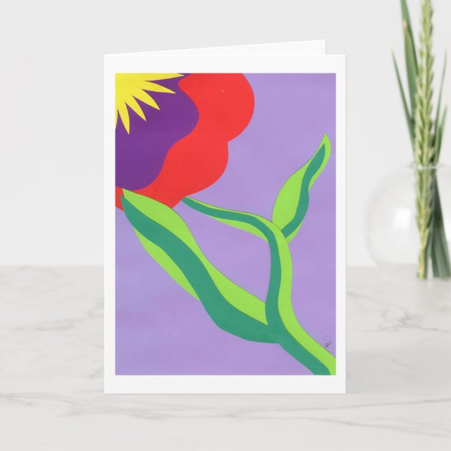 Amaryllis II Karte (Vorderseite)