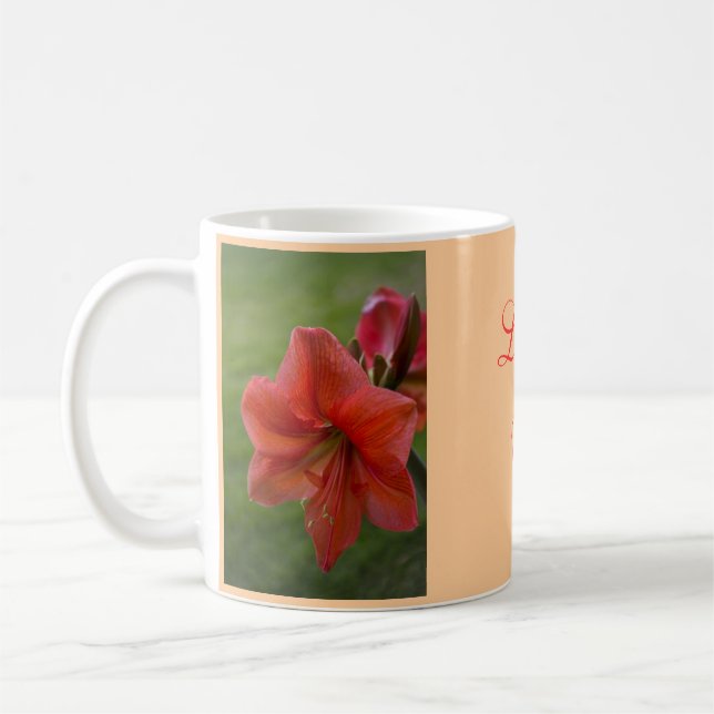 Amaryllis Kaffeetasse (Links)