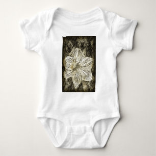 Amaryllis Old Time Sketch Baby Strampler