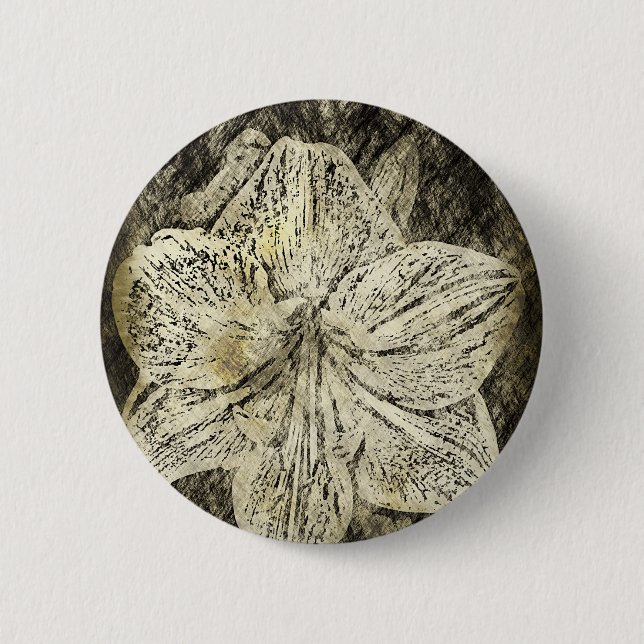Amaryllis Old Time Sketch Button (Vorderseite)