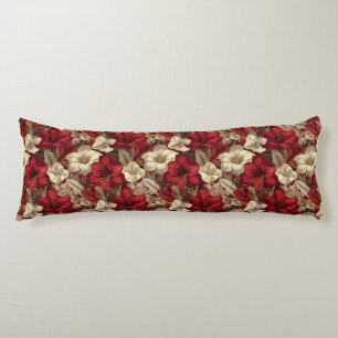 Amaryllis-Textur Küsten-Dekor Hawaiian-Sofa Seitenschläferkissen