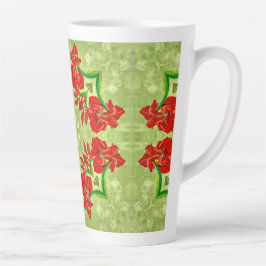 Amaryllis zu Weihnachten Milchtasse