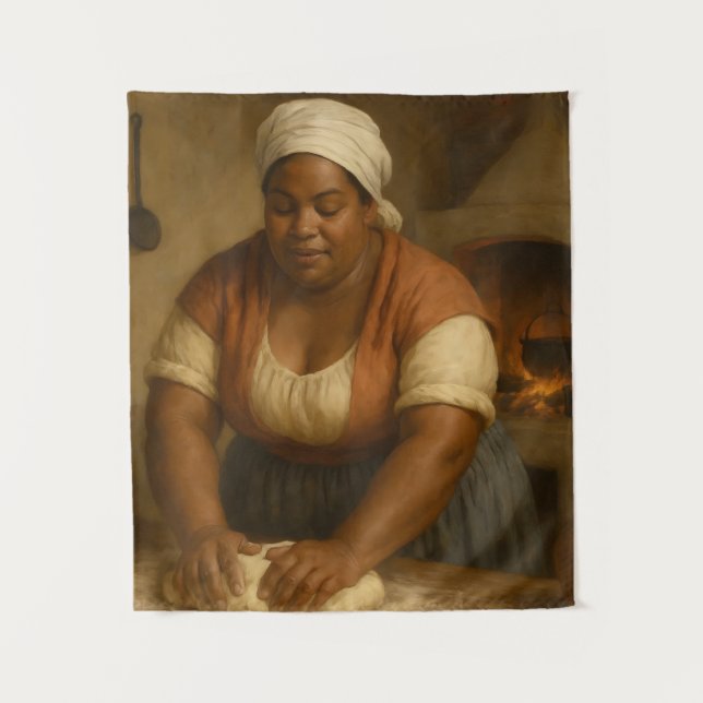 Amasando el Pan Wandteppich (Vorderseite)