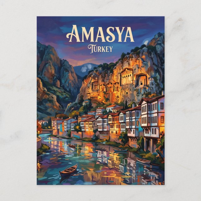 Amasya Türkei Postkarte (Vorderseite)