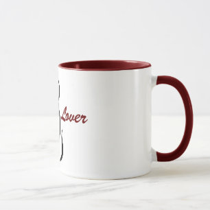 Amateur de chats, mug en céramique de chat stylisé