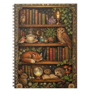 Amateur de livres rétro animaux de la forêt