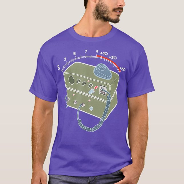 Amateur-Funkmessgerät - lizenzierter Hobbyist CB R T-Shirt (Vorderseite)