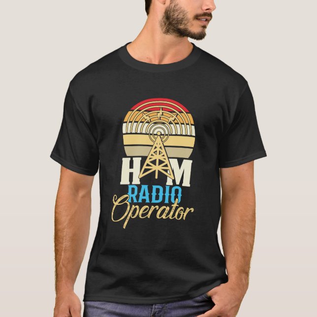 Amateur-Ham-Funkbetreiber T-Shirt (Vorderseite)